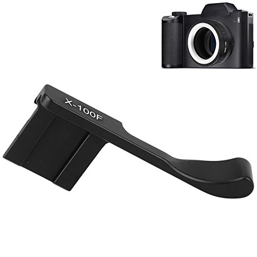 Thumbs Up Grip, Aluminum Alloy Hot Shoe Thumb Up Hand Grip for Fuji X-100F X100T X-A5 Mirrorless Camera(Black)