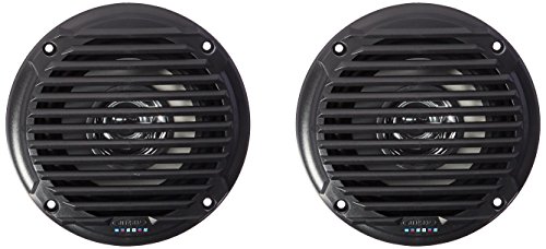 Jensen MS5006BR Black 5.25' Dual Cone Waterproof Speakers