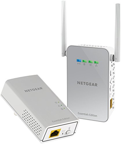 NETGEAR PowerLINE 1000 Mbps WiFi, 802.11ac, 1 Gigabit Port - Essentials Edition (Renewed)