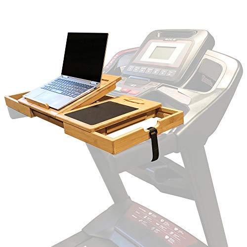 SmartFitness Universal Treadmill Desk, Treadmill Laptop Holder, Treadmill Laptop Stand, Treadmill Laptop Desk, Treadmill Desk Attachment, Laptop Mount, Computer Stand for Treadmill (Patent Pending)