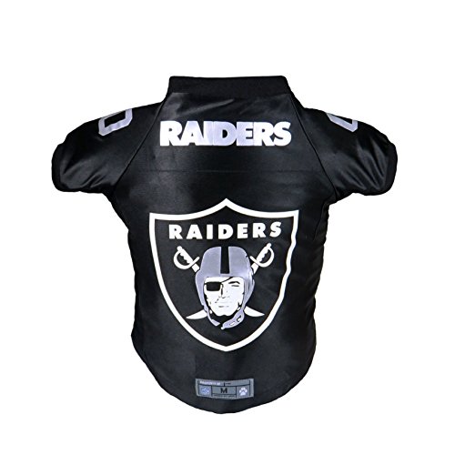 Littlearth Unisex-Adult NFL Las Vegas Raiders Premium Pet Jersey, Team Color, X-Large