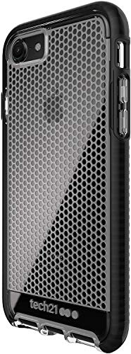 tech21 Evo Mesh Phone Case for Apple iPhone 6/7/8/ and SE (2020) - Clear/Black (T21-5403)