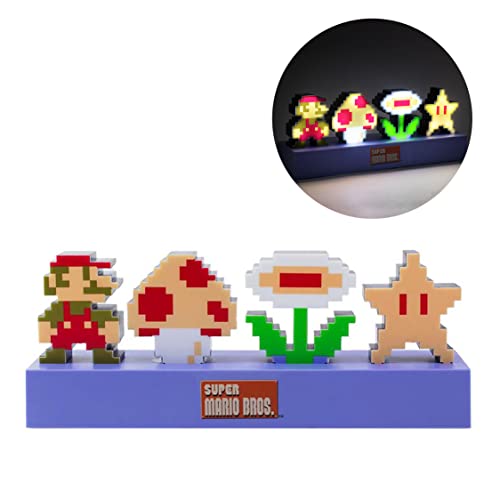 Super Mario Bros Icons Light, Decorative Light Up Figure