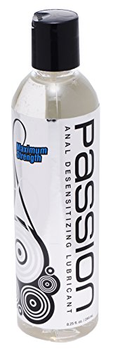 Passion Lubes Maximum Strength Anal Desensitizing Lube, 8.25 fl oz