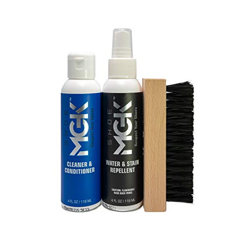 SHOE MGK Shoe Cleaner Kit - Water & Stain Repellent Plus Shoe Cleaner/Conditioner Cleaning Kit For Athletic Shoes, Tennis Shoes & Sneakers