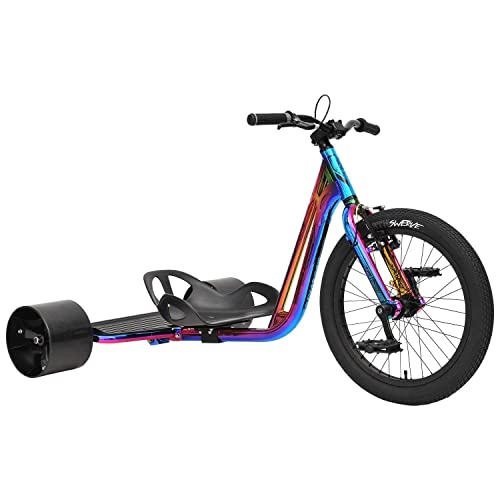 Triad Underworld Pro Drift Trike, 20 inch Big Wheel Slider for Drifting, Premium Quality, Durable Rear Wheels, Designed to Slide, Adjustable Bucket Seat, Powerful Brake, Multiple Colors, Age 10 & Up