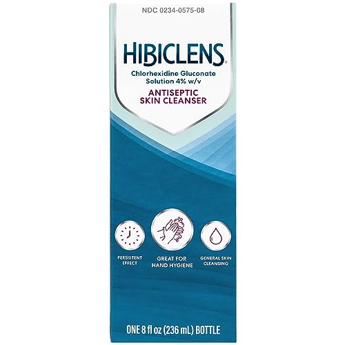 Hibiclens â€“ Antimicrobial, Antiseptic Soap and Skin Cleanser 8oz for Home Hospital 4% CHG
