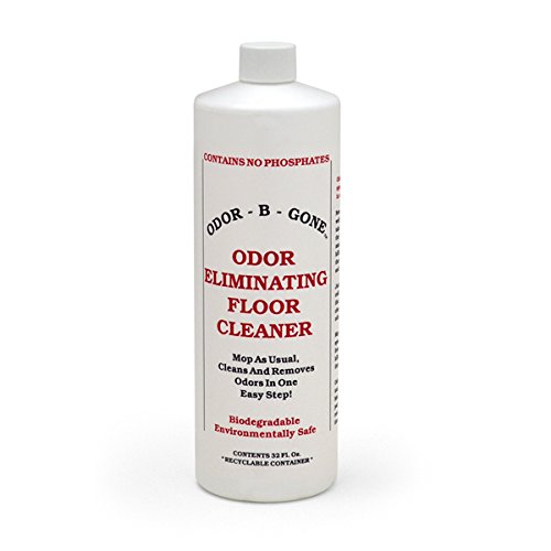 Odor-B-Gone - Cat Urine & Pet Odor - Floor Cleaner - All Natural 100% Safe for Pets and Kids - No Dyes or Perfumes - 32 oz Spray