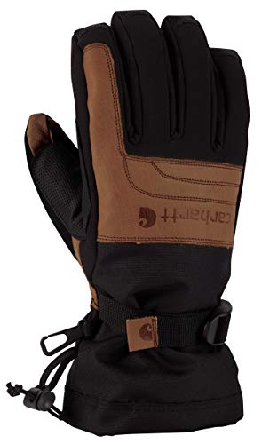 Carhartt Men's Cold Snap Insulated Work Glove, Black/Barley, XX-Large