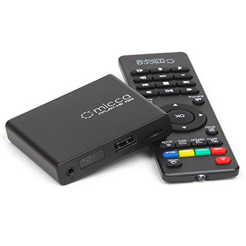 Micca MPLAY-HD Mini 1080P Full-HD Digital Media Player for USB Drives and SD Cards