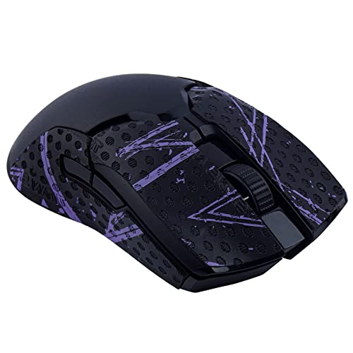 Wunzkii Mouse Grip Tape for Razer Viper/Viper Ultimate, Mouse Side Anti-Slip Stickers Gaming Mouse Skin Pre-Cut, Sweat Resistant, Self-Adhesive Design, Professional Mice Upgrade Kit