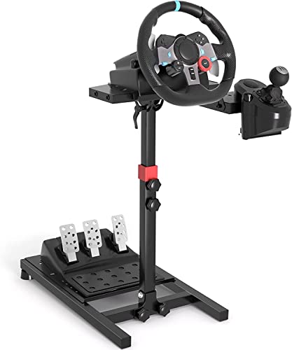 DIWANGUS Racing Wheel Stand Foldable Steering Wheel Adjustable Stand for Logitech G29 G920 G923 G27 G25 for Thrustmaster T248X T248 T300RS T150 458 TX Xbox PS4 PS5 PC