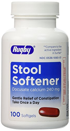 Major Pharmaceutical Stool Softener Docusate Calcium 240mg, 100 Softgels