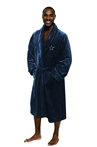 Northwest NFL Dallas Cowboys Unisex-Adult Silk Touch Bath Robe, Large/X-Large, Team Colors