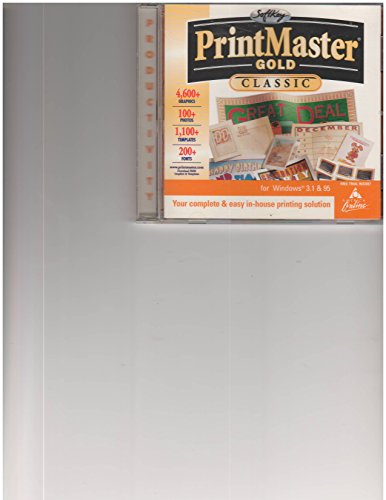 Printmaster Gold Classic for Windows 3.1 or Higher