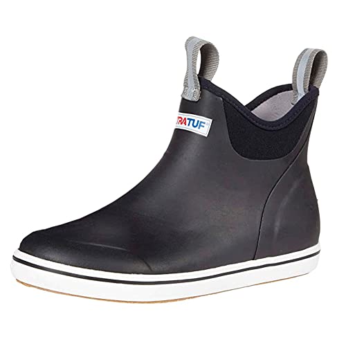 Xtratuf 2273612 Ankle Deck Boot Black 12 Mens