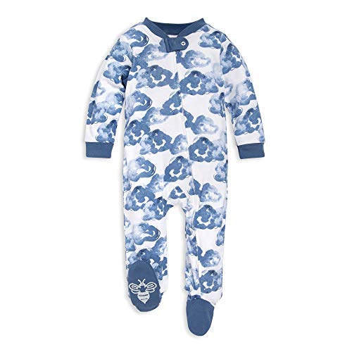 Sleep and Play PJs, 100% Organic Cotton One-Piece Zip Front Romper Jumpsuit Pajamas