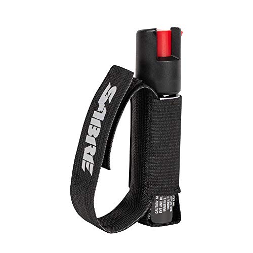 SABRE Runner Pepper Gel, Maximum Police Strength OC Spray, Reflective Hand Strap For Easy Carry & Quick Access, 35 Bursts, Secure to Use Safety, Optional Clip-On Alarm LED Armband Combos