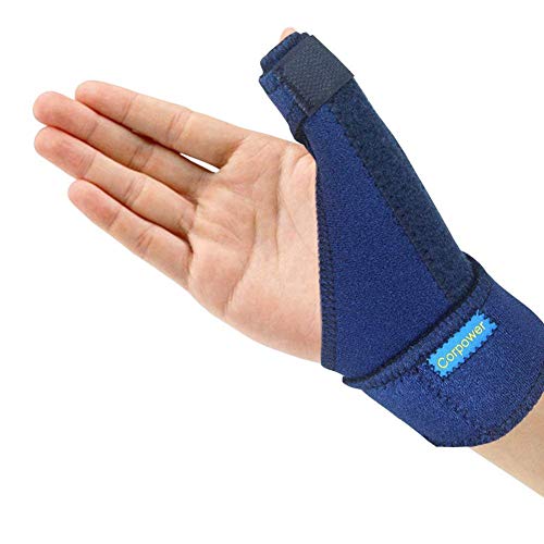 Corpower Trigger Thumb Brace Thumb Spica Splint - Thumb Spica Stabilizer for Pain, Sprains, Arthritis,Tendonitis (Right Hand Or Left Hand)