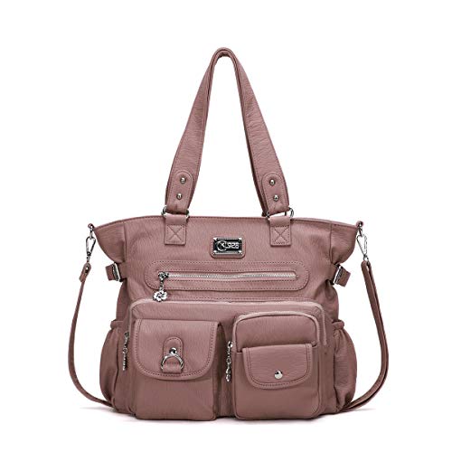 Large Purses for Women Shoulder Handbags Large Tote Bag Hobo Bag, A-Pink