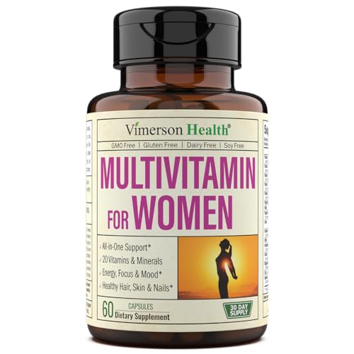 Multivitamin for Women - Women's Multivitamin & Multimineral Supplement for Energy, Focus, Mood, Hair, Skin & Nails - Womens Daily Multivitamins A, C, D, E, B12, Zinc, Calcium & More. Women's Vitamins