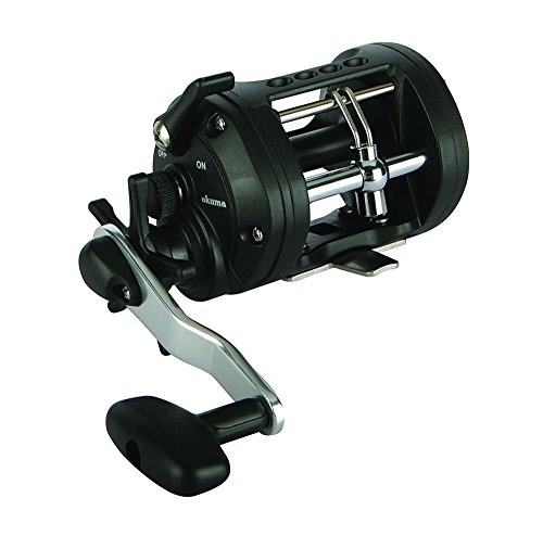 Okuma CLX-300La Classic Levelwind Star Drag Casting Reel, 300 Reel Size, 3.8: 1 Gear Ratio, 24' Retrieve Rate, 17 lb Max Drag, Right Hand