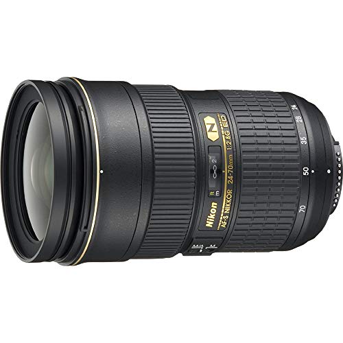 Nikon 24-70mm f/2.8G ED Auto Focus-S Nikkor Wide Angle Zoom Lens (Renewed)