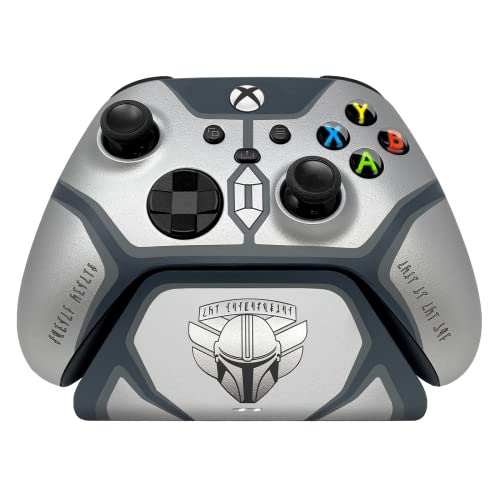 Razer Limited Edition Mandalorian Wireless Pro Controller & Quick Charging Stand Bundle for Xbox Series X|S, Xbox One: Impulse Triggers - Textured Grips - 12hr Battery Life - Magnetic Secure Charging