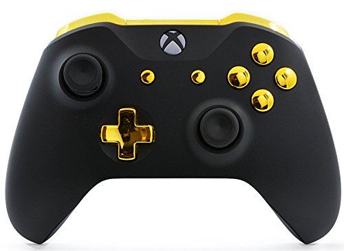 Wireless Controller for Microsoft Xbox Series X/S & Xbox One - Custom Soft Touch Feel - Custom Xbox Series X/S Controller (Black/Gold)