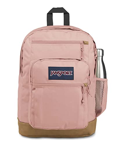 JanSport Cool Student Backpack for College Students, Teens, with 15-inch Laptop Sleeve, Misty Rose - Large Computer Bag Rucksack with 2 Compartments, Ergonomic Straps - Bookbag for Men, Women