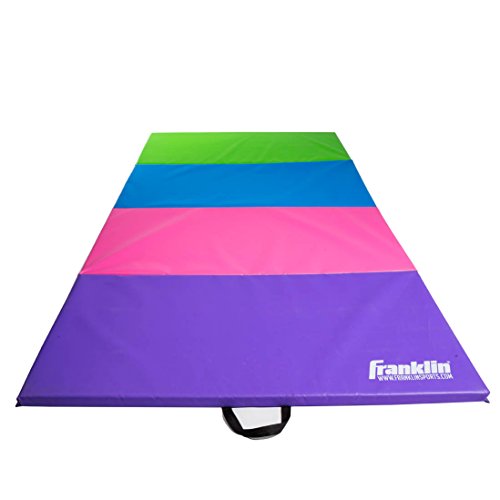 Franklin Sports Folding Mat – Tumbling Mat and Mat for Gymnastics – 4’x8’ Gymnastics Mat for Home and Institutional Use – Durable Gym Mat for Cheer, Martial Arts, Yoga, and Exercise