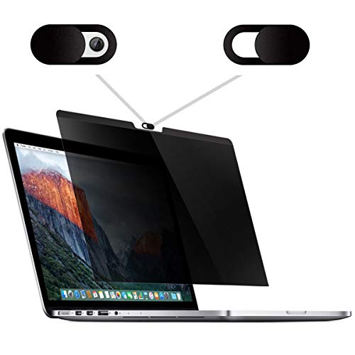 EZ-Pro Screen Protector Magnetic Privacy Filter for 13 inch Macbook Air (Only for M1 Chip, Not compatible with M2 Chip) and 13 inch Macbook Pro (Released in 2018-2022), comes with Camera Cover Slide, Provide Privacy, Anti-blue light and Anti-Glare