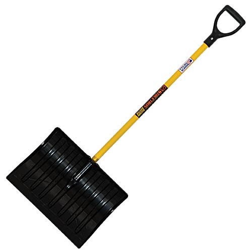 MRC Seymour Commercial Snow Shovel with Fiberglass Handle (18 Inch Blade, 44 Inch Handle)