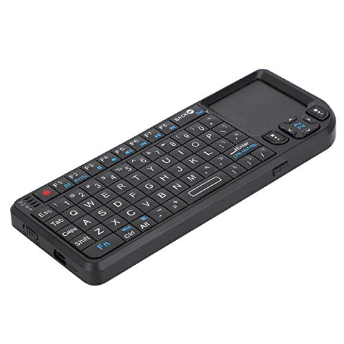 125 2.4G Mini Wireless Keyboard with Touchpad Mouse, 69 Keys USB Wireless Keyboard, 3-in-1 Multifunction UKB-100-RF USB Pocket Mini Wireless Keyboard for PC/Tablets/TV/Xbox/Smartphones