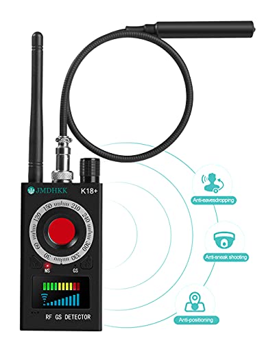 JMDHKK Hidden Camera Detectors,Anti Spy Detector,Bug Detector,GPS Detector,RF Detector Scanner Device for GPS Tracker in car Listening Device in Office Camera Finder in Hotel