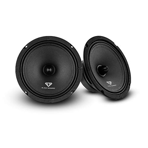 BLACK DIAMOND Dia-6.4B Pair of 6.5' Mid-Range Bullet Speakers - 4 Ohm, 240W