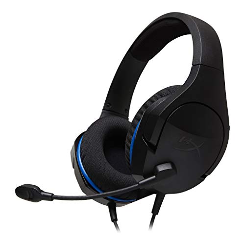HyperX Cloud Stinger Core - Gaming Headset for PlayStation 4 and PlayStation 5, Over-Ear Wired Headset with Mic, Passive Noise Cancelling, Immersive In-Game Audio, In-Line Audio Control, Black