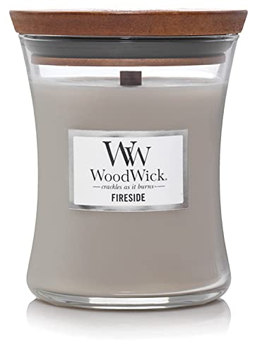 WoodWick Fireside Medium Hourglass Candle, 9.7 oz.