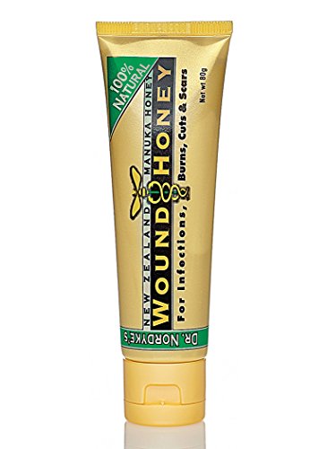 Dr. Nordyke's Wound Honey New Zealand Manuka Honey for Infections,Burns,Cuts and Scars (80g)