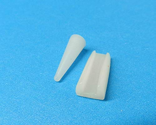 Nylon Jaw Replacement Tips for Pliers Round and Flat Nose Plastic Jaws Set Inserts