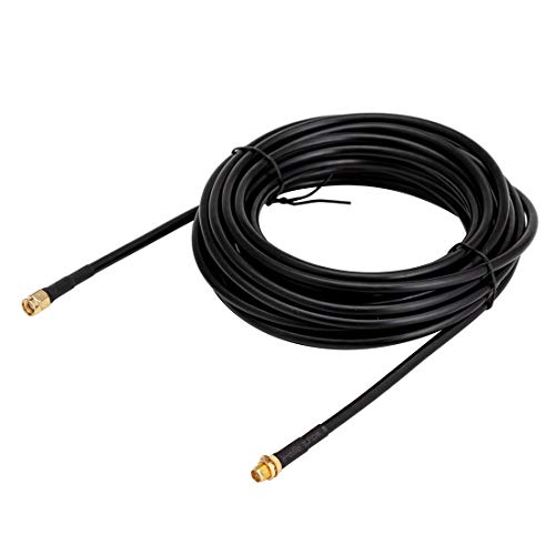 RFAdapter RP-SMA Extension Cable, 20ft 6m RP-SMA Male to RP-SMA Female Antenna Extension Coax Cable for WiFi LAN WAN Router Bridge Antenna