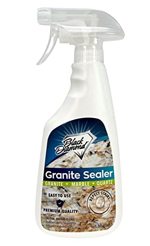 Black Diamond Stoneworks Granite Sealer: Seals and Protects. Marble Sealer Protector. Granite, Marble, and Travertine Countertop Sealer for All Stone Countertops. Enhance Your Stone’s Natural Beauty.…