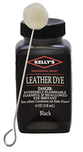 4 Oz. Kelly Cobbler Leather Dye Black By Fiebing