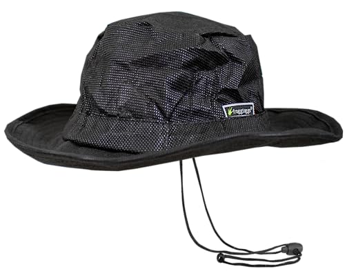 FROGG TOGGS Bucket Hat, Waterproof, Breathable, Sun Protection Black