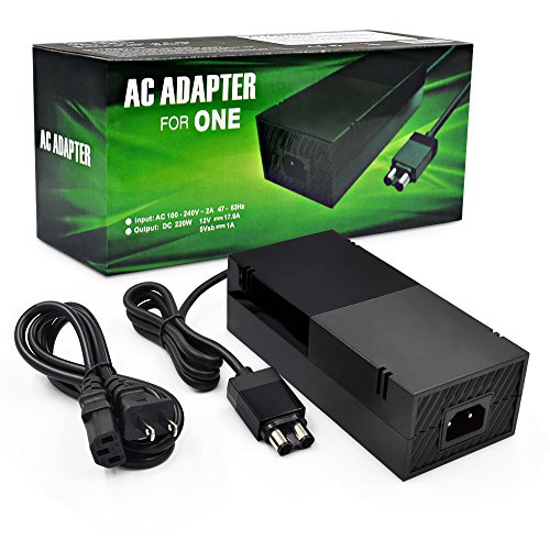 Puning Power Supply Brick for Xbox One[Low Noise] 100V-240V AC Adapter Power Supply Compatible with Xbox One Console