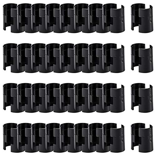 72 Pack Wire Shelving Shelf Lock Clips for 1' Post- Shelving Sleeves Replacements for Wire Shelving System
