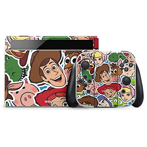 Skinit Gaming Decal Skin Compatible with Nintendo Switch OLED (2021) - Officially Licensed Disney Toy Story Outline Design