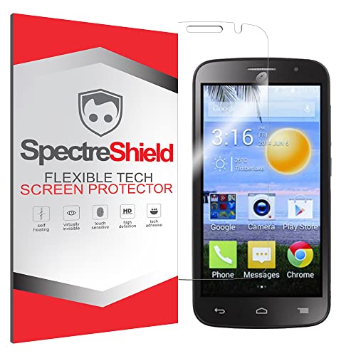 Spectre Shield Screen Protector for Alcatel Onetouch Pop Icon Screen Protector Case Friendly Accessories Flexible Full Coverage Clear TPU Film