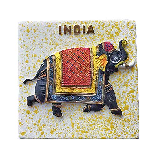 India 3D Elephant Fridge Magnet Tourist Souvenir Travel Sticker,India Refrigerator Magnet,Home and Kitchen Decoration Collection from China