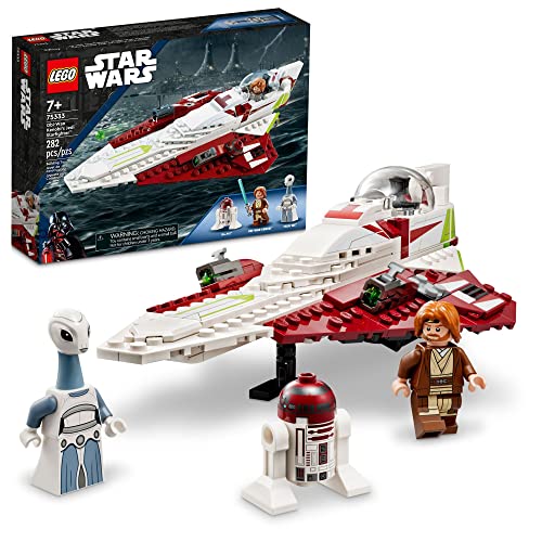 LEGO Star Wars OBI-Wan Kenobi’s Jedi Starfighter 75333 Building Toy Set for Kids, Boys, and Girls Ages 7+ (282 Pieces)